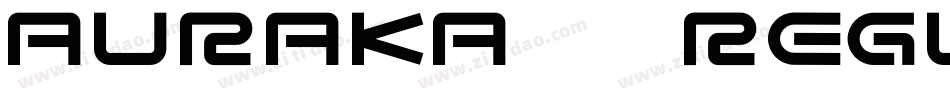 Auraka方黑檀 Regular字体转换